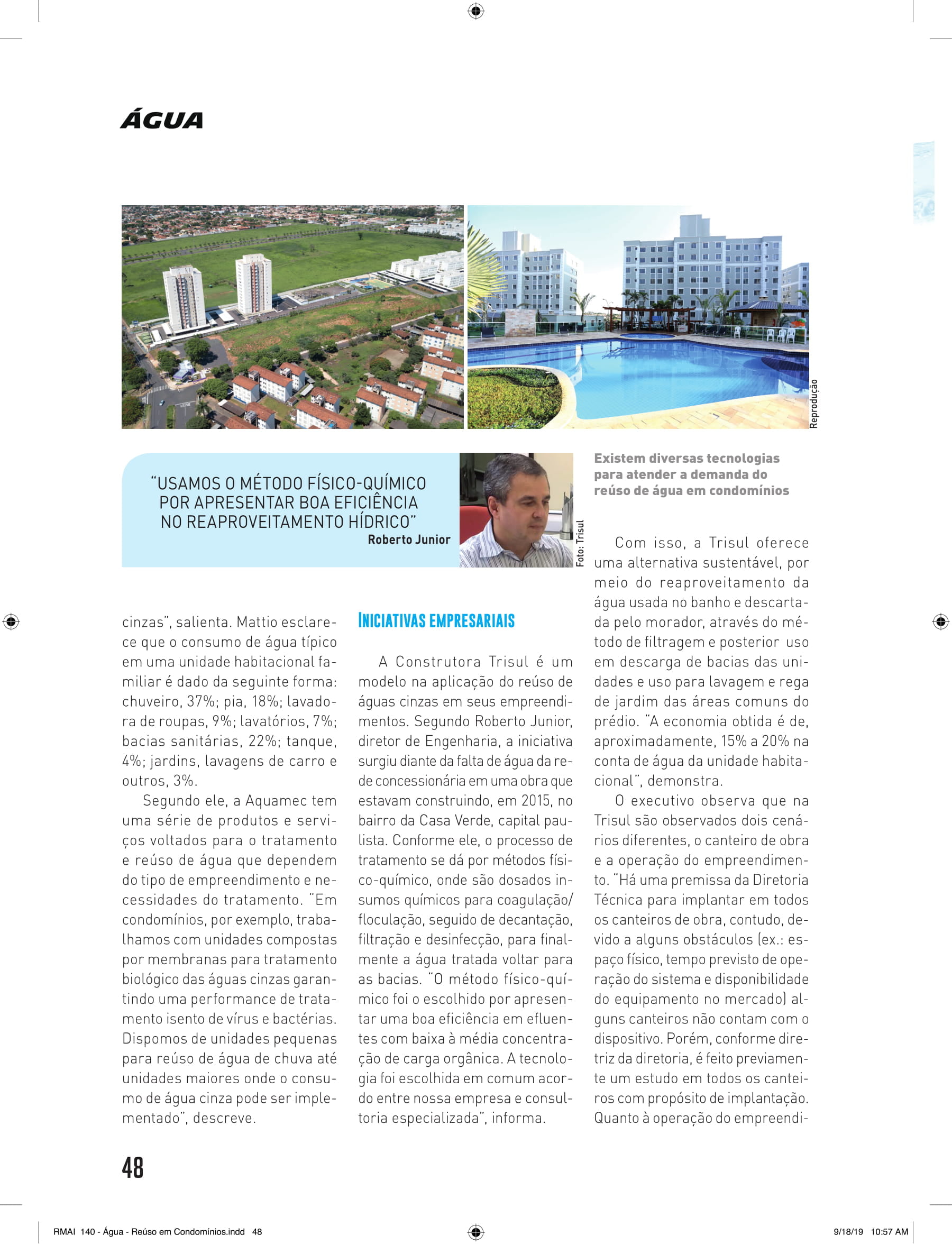 CT Dessalinização e Reúso da ABES na Revista Meio Ambiente Industrial – ABES