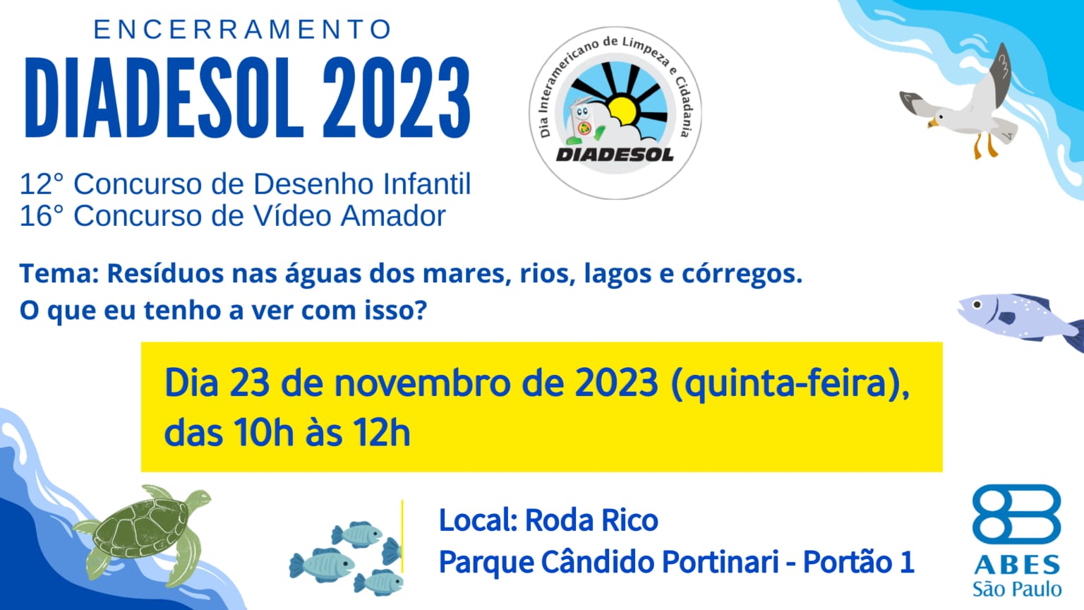 Diadesol 2023 prestigie a cerimônia de encerramento e premiação dos