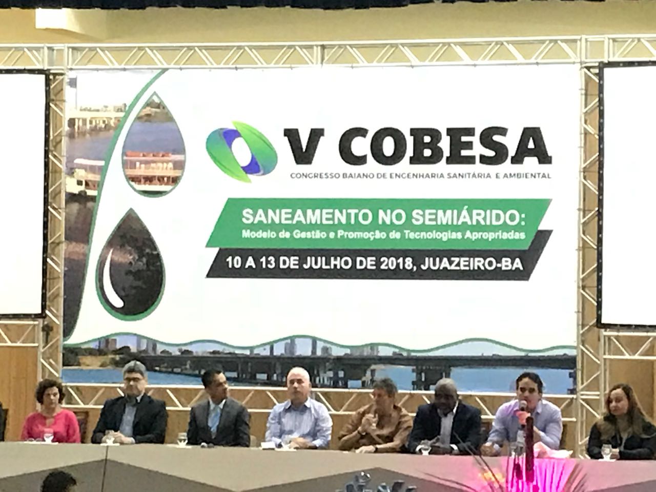 V COBESA debate em Juazeiro, na Bahia, o saneamento no semiárido - ABES