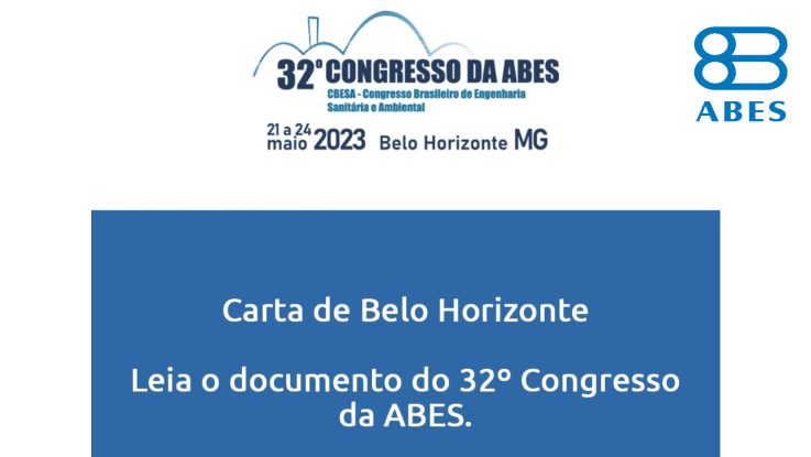 32° Congresso da ABES: Carta de Belo Horizonte - ABES