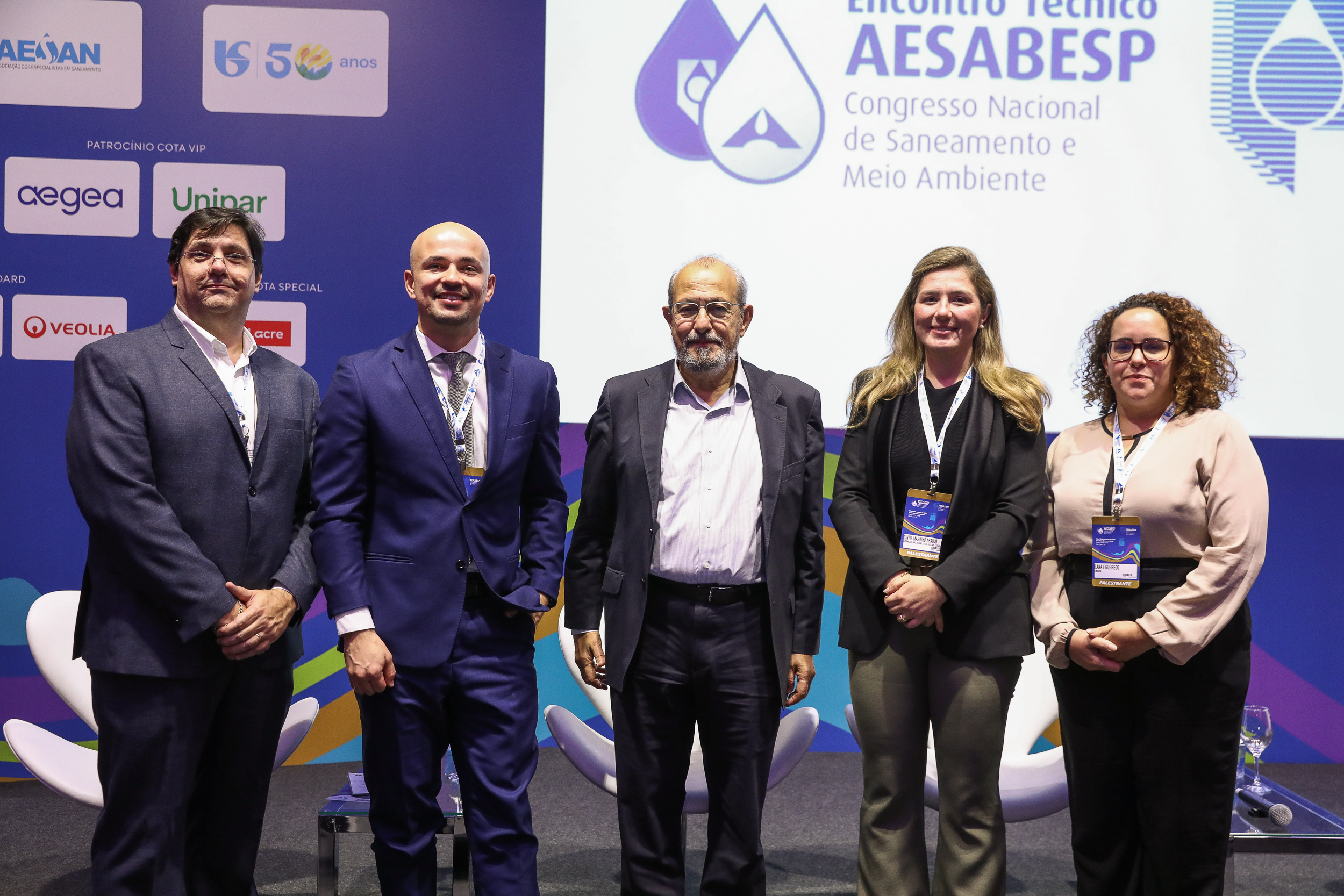 Presidente nacional da ABES integra discussão sobre “Avanços do Saneamento  Ambiental após o novo Marco Legal”, no 34º Encontro Técnico  AESabesp/Fenasan 2023 - ABES